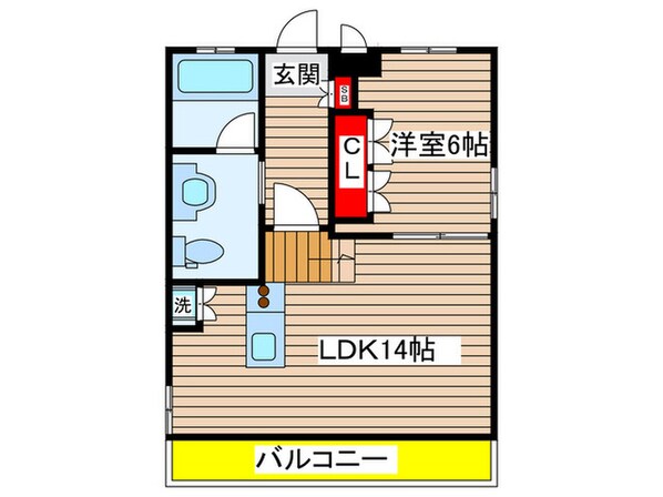 パサ－ジュ陽明の物件間取画像